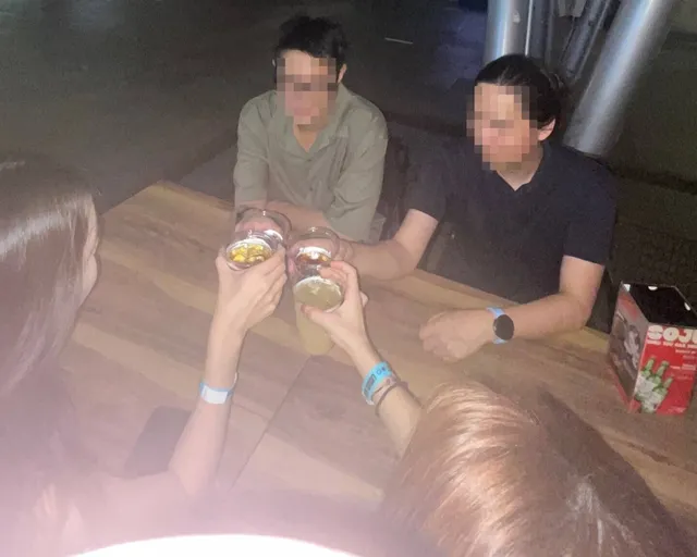 Drinks with friends!